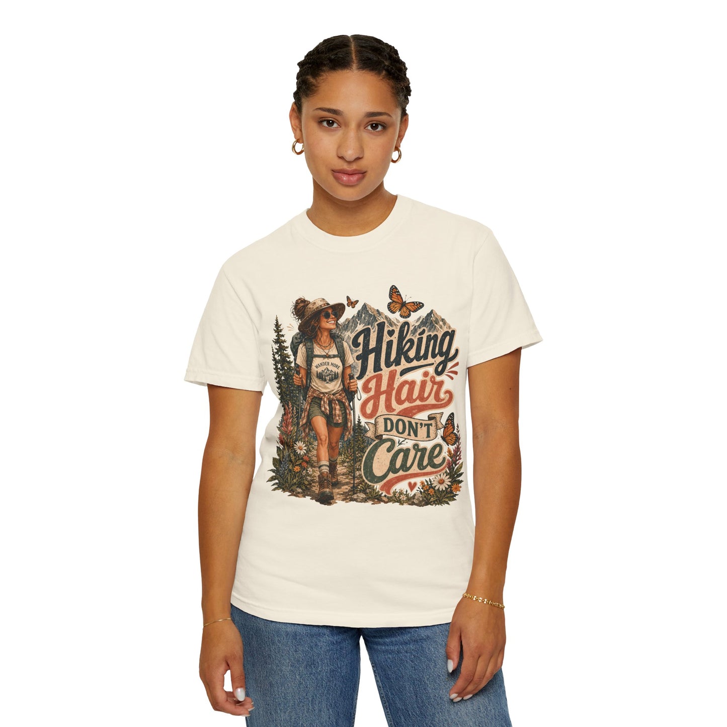 Hiking Hair Don't Care T-Shirt