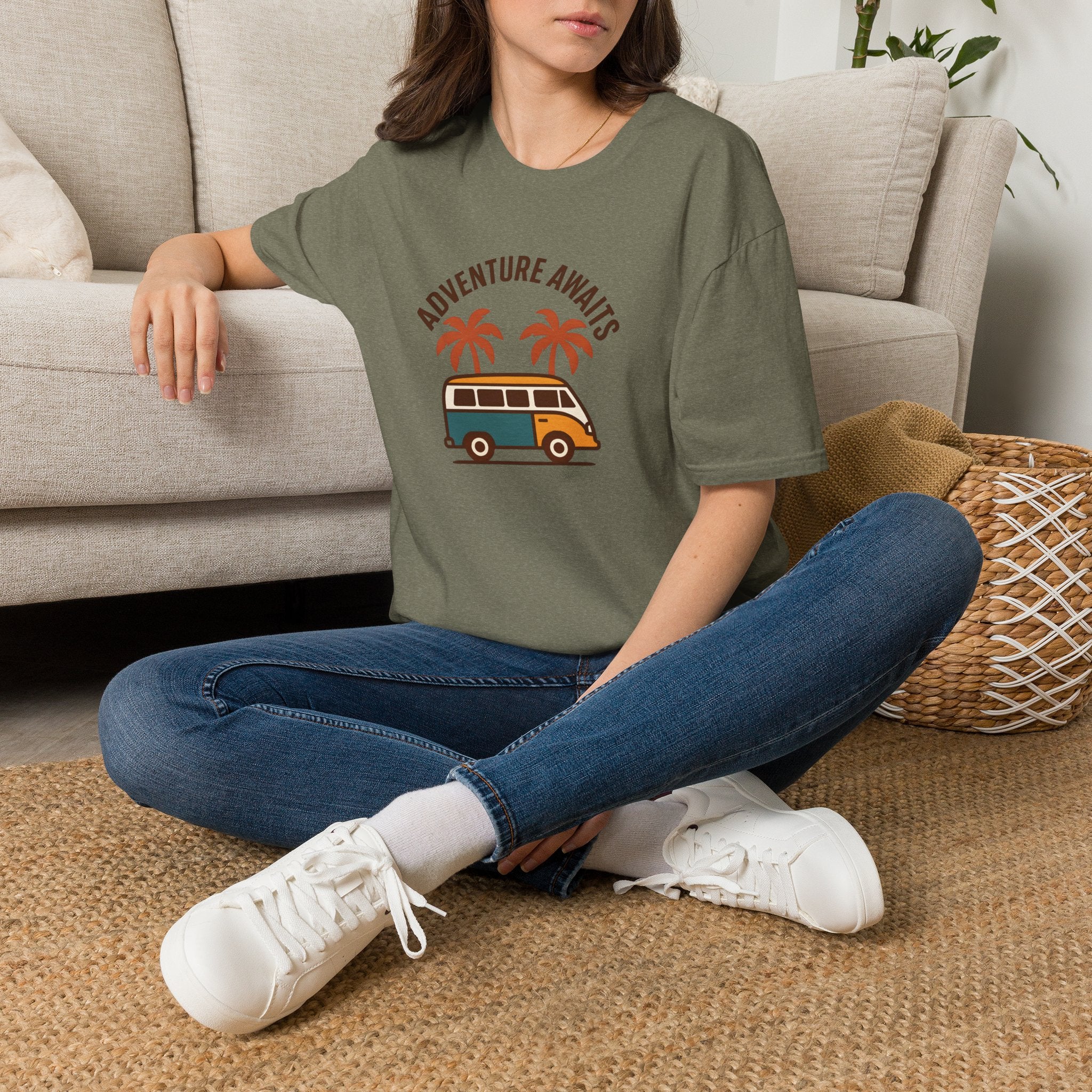 Adventure Awaits Van T-Shirt