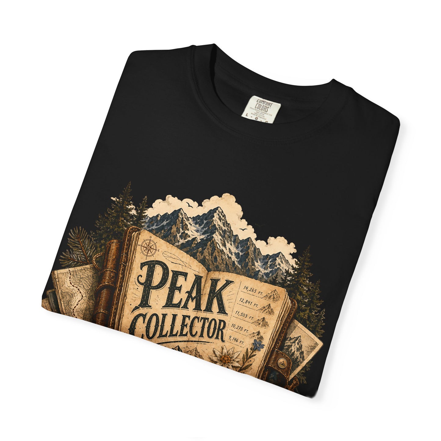 Peak Collector T-Shirt — Mountain Hiking Tee (“Every Summit Tells a Story”)