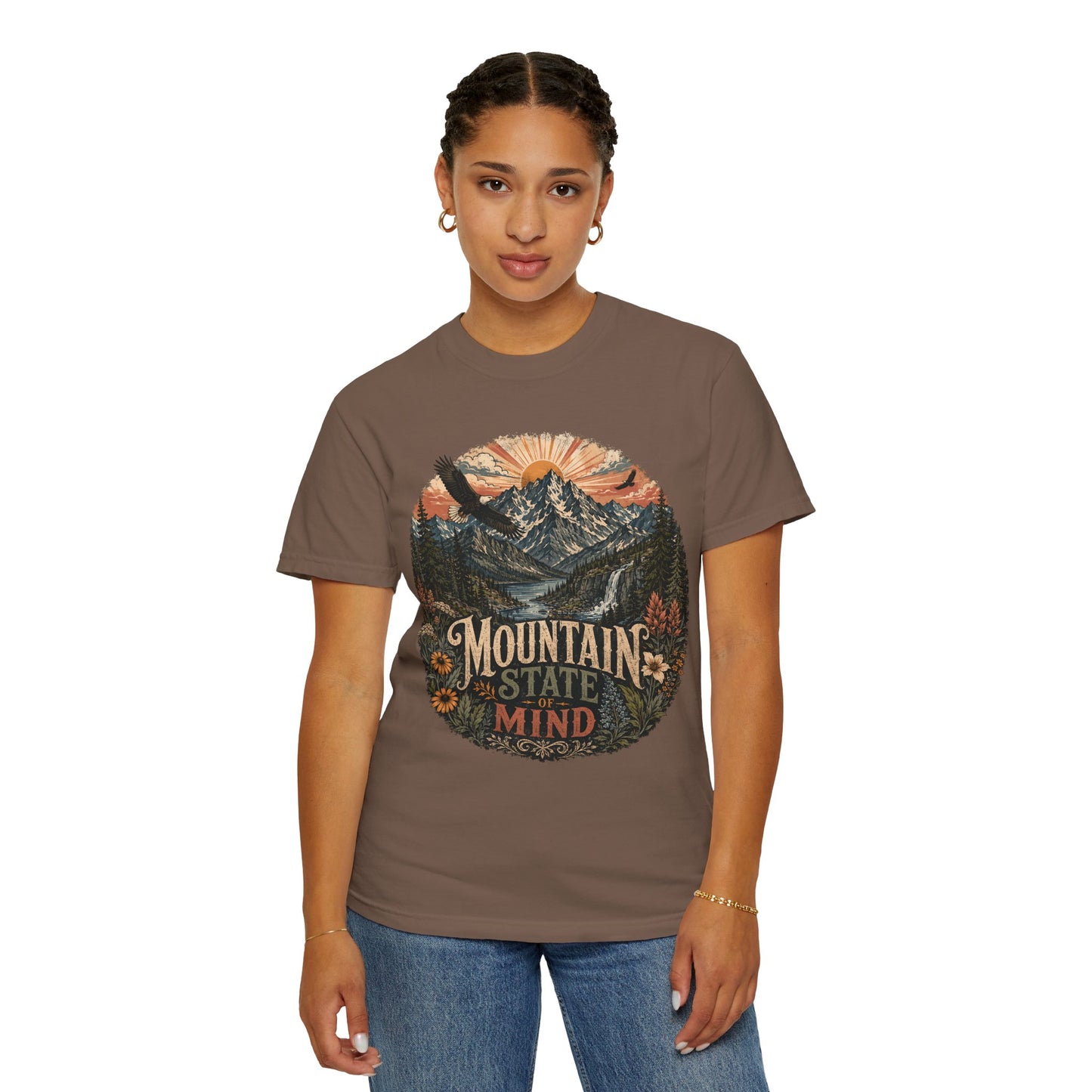 T-Shirt — "Mountain State of Mind" Graphic Tee