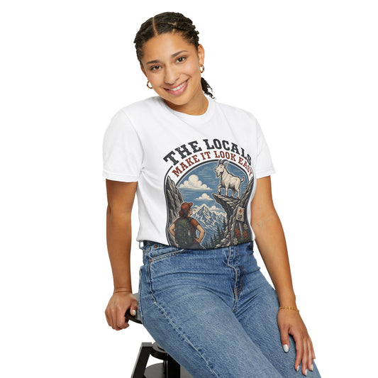 The Locals "Make It Look Easy" Mountain T-Shirt — Alpine Humility Club Vintage Outdoor Tee