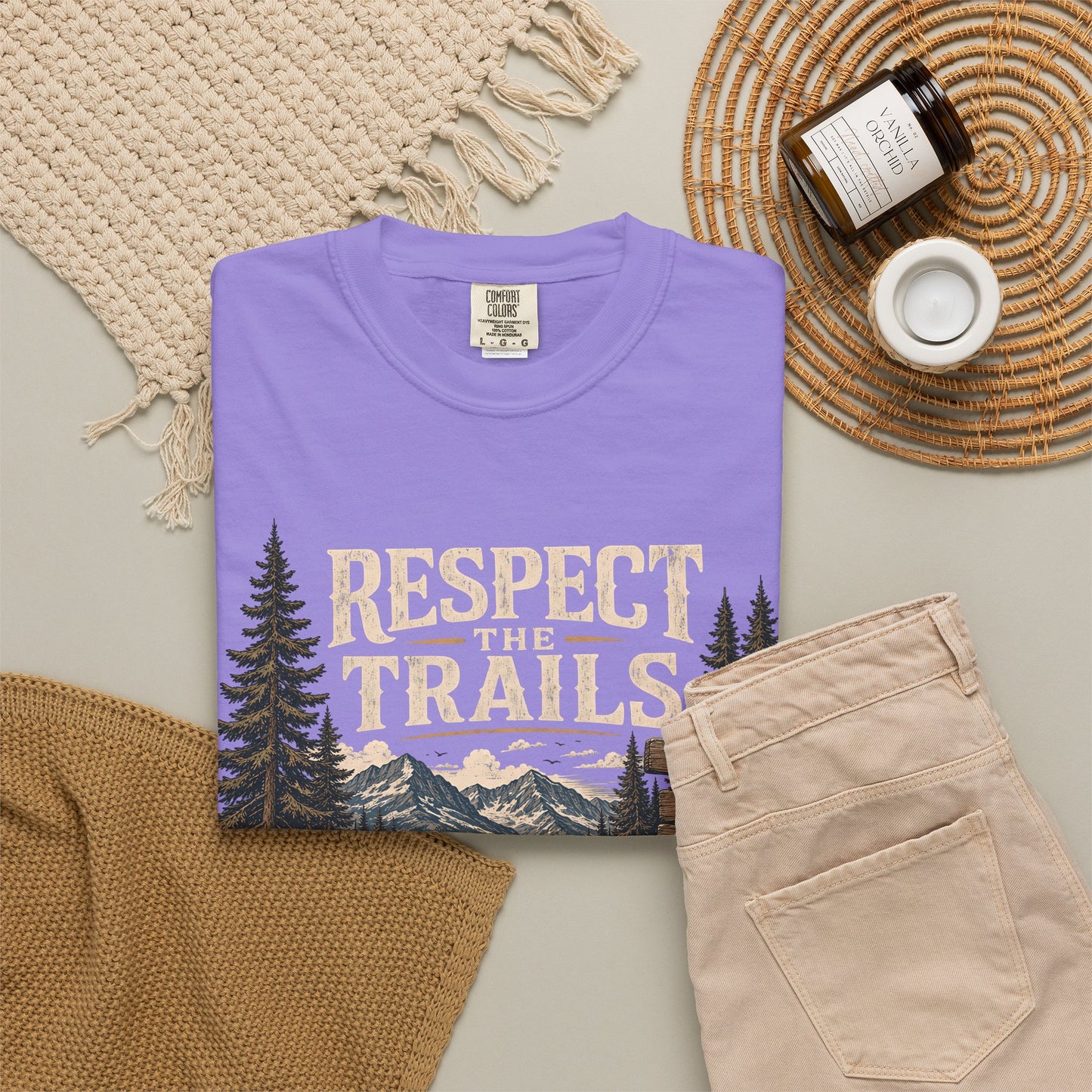 Respect Trails T-Shirt — Leave It Better Outdoor Hiking Tee