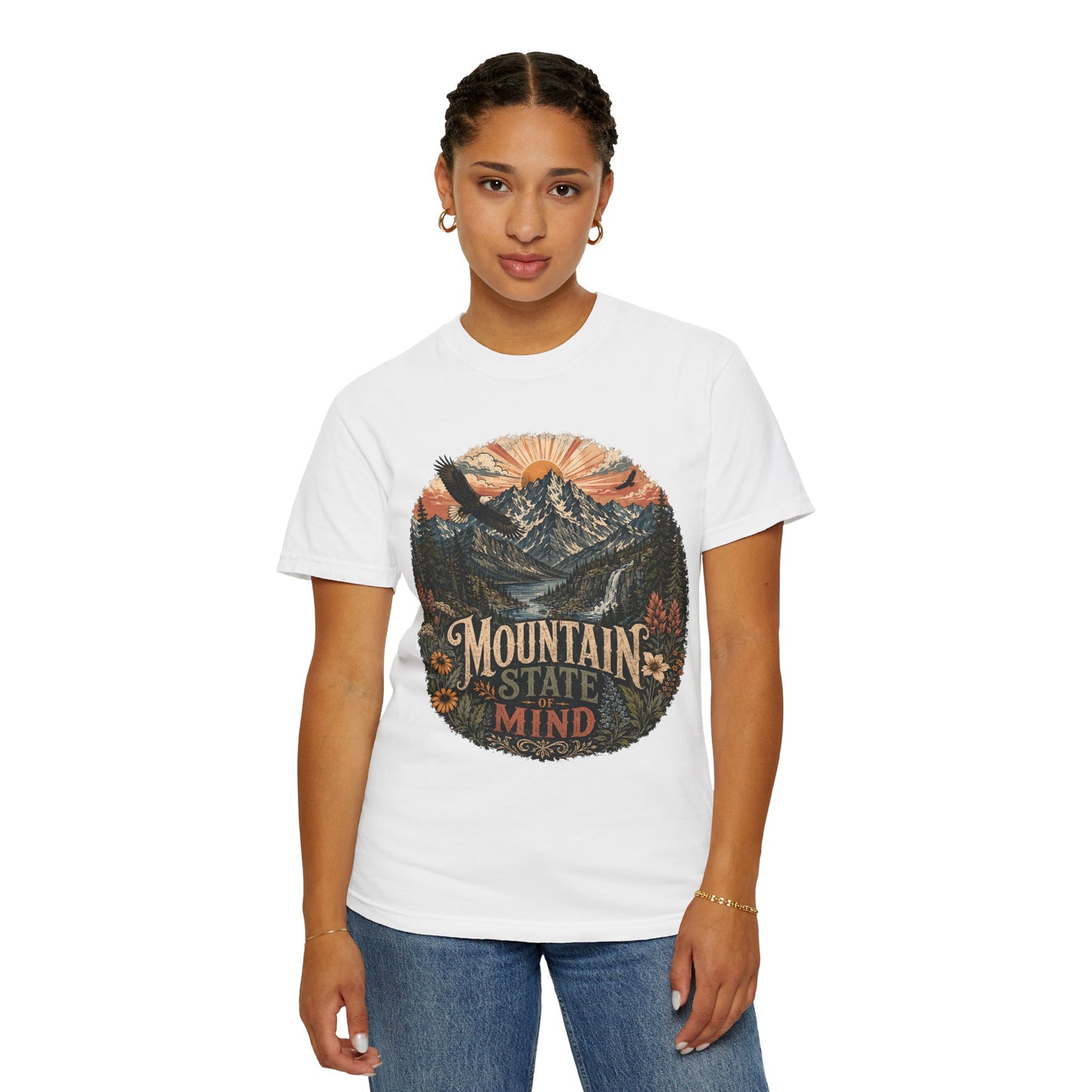 T-Shirt — "Mountain State of Mind" Graphic Tee