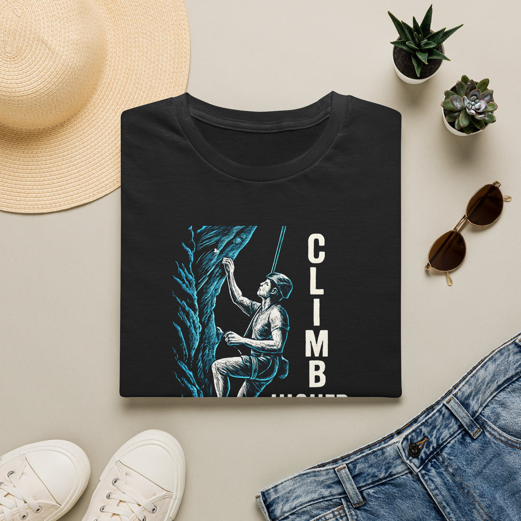 Climber Scaling Cliff T-Shirt