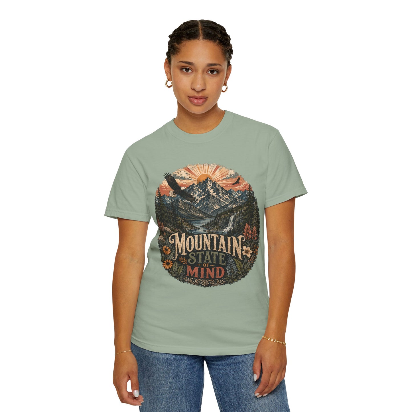 T-Shirt — "Mountain State of Mind" Graphic Tee