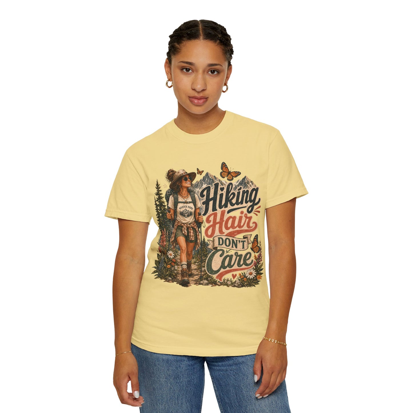 Hiking Hair Don't Care T-Shirt