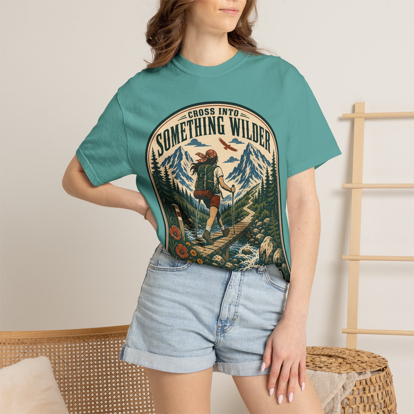 Something Wilder T‑Shirt — Adventure Hiking Graphic Tee