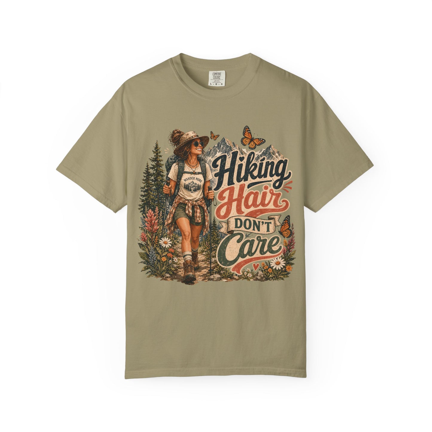 Hiking Hair Don't Care T-Shirt
