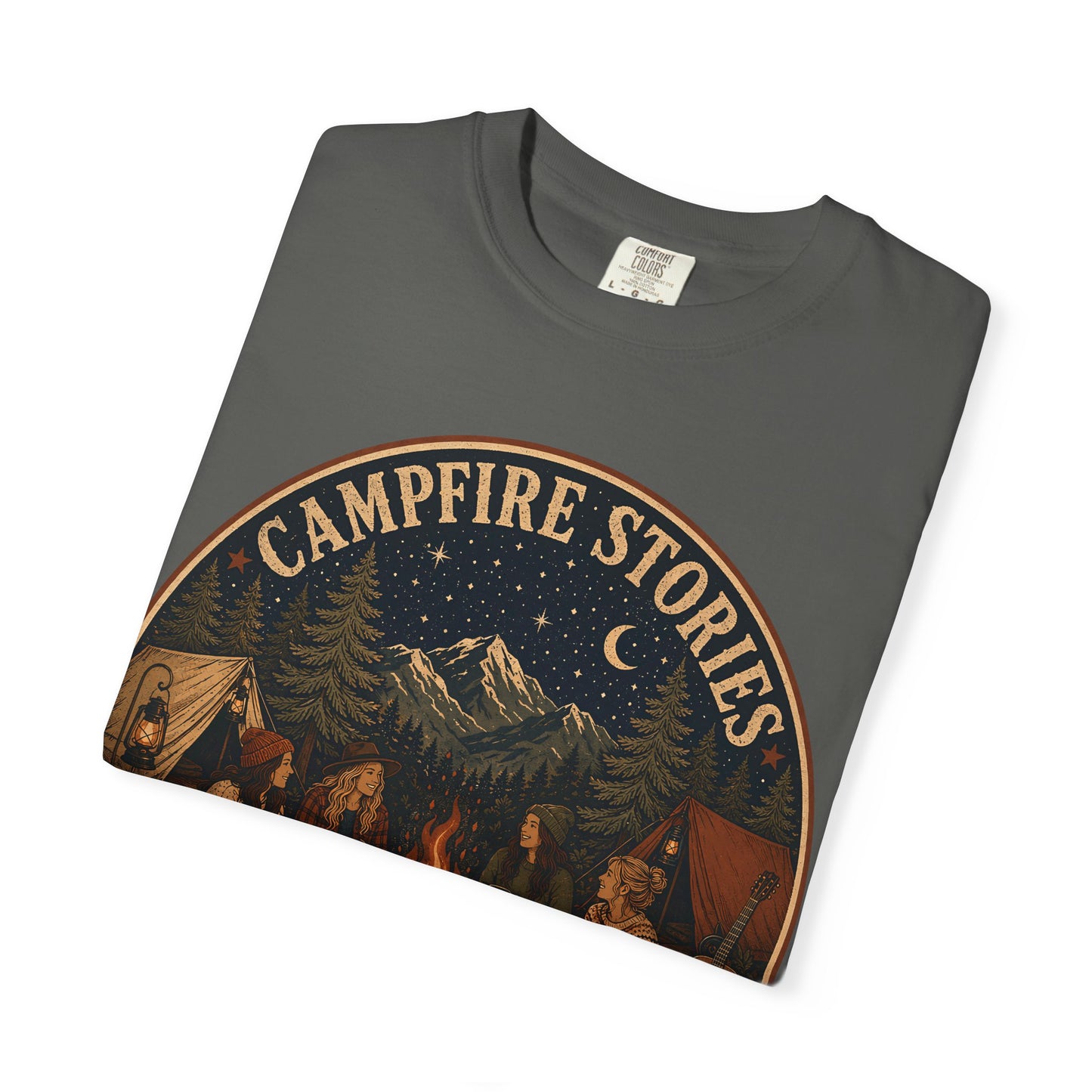 Campfire Stories T-Shirt — Vintage Camping Graphic Tee
