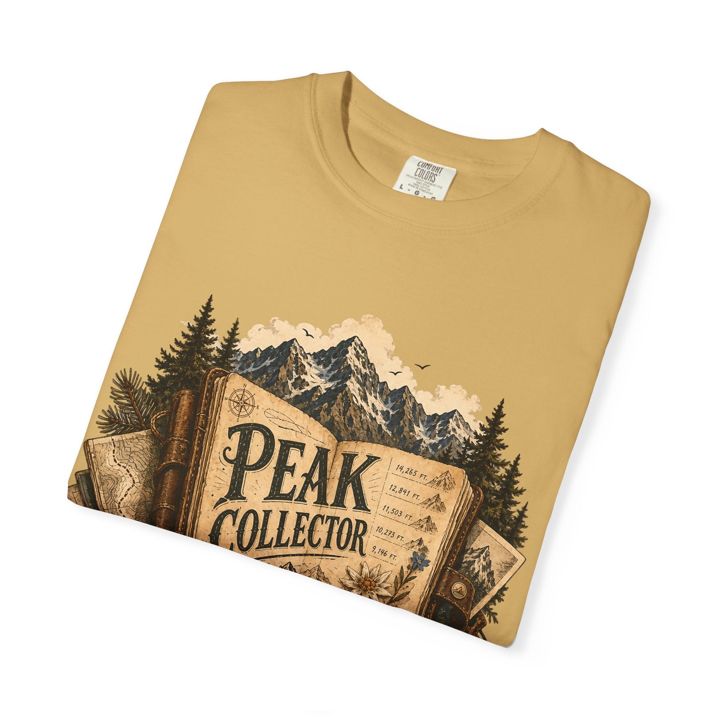 Peak Collector T-Shirt — Mountain Hiking Tee (“Every Summit Tells a Story”)