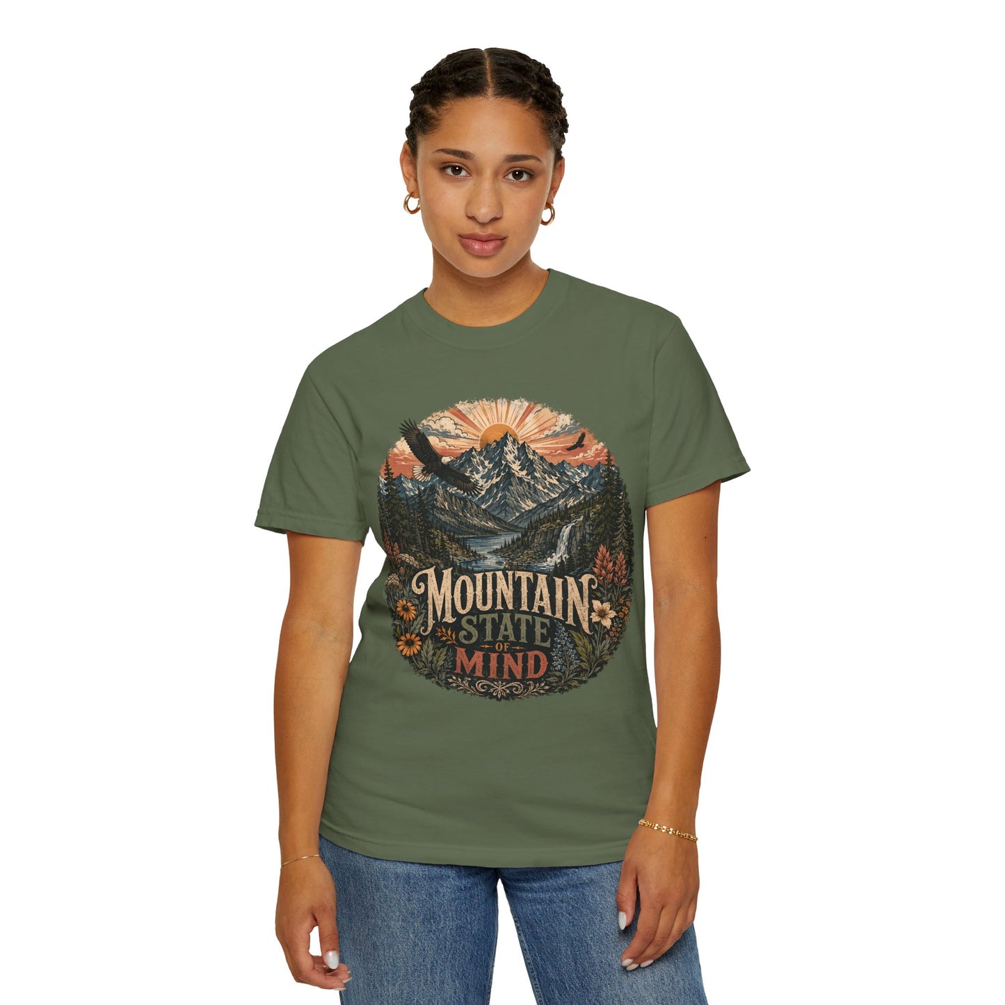 T-Shirt — "Mountain State of Mind" Graphic Tee