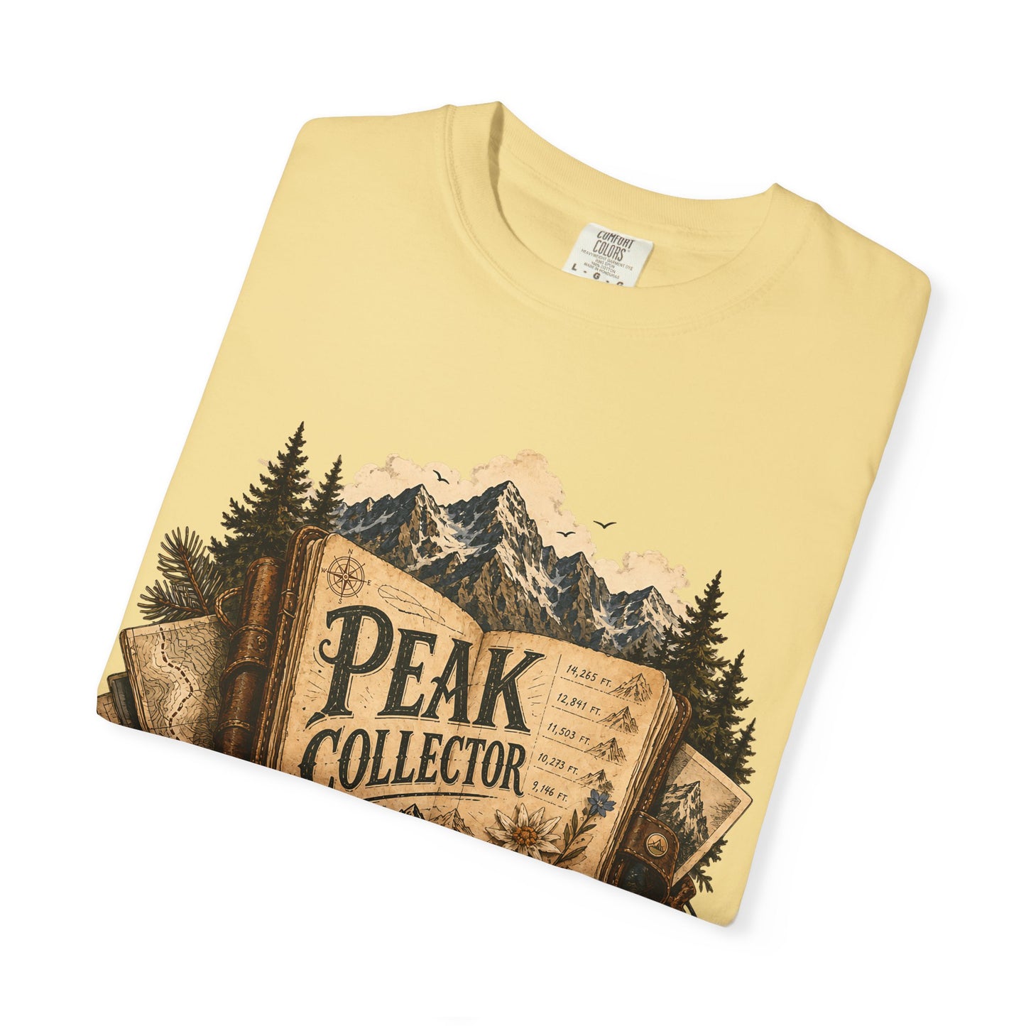 Peak Collector T-Shirt — Mountain Hiking Tee (“Every Summit Tells a Story”)