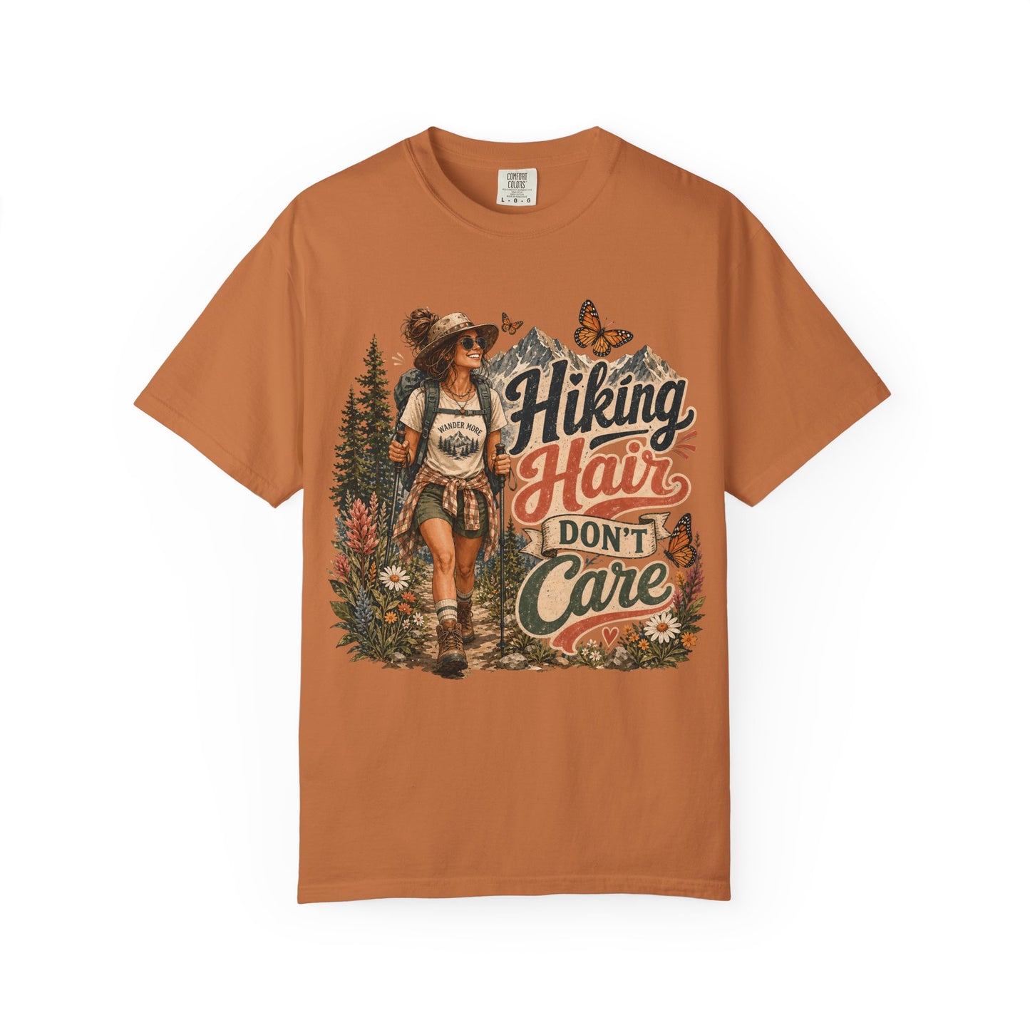 Hiking Hair Don't Care T-Shirt
