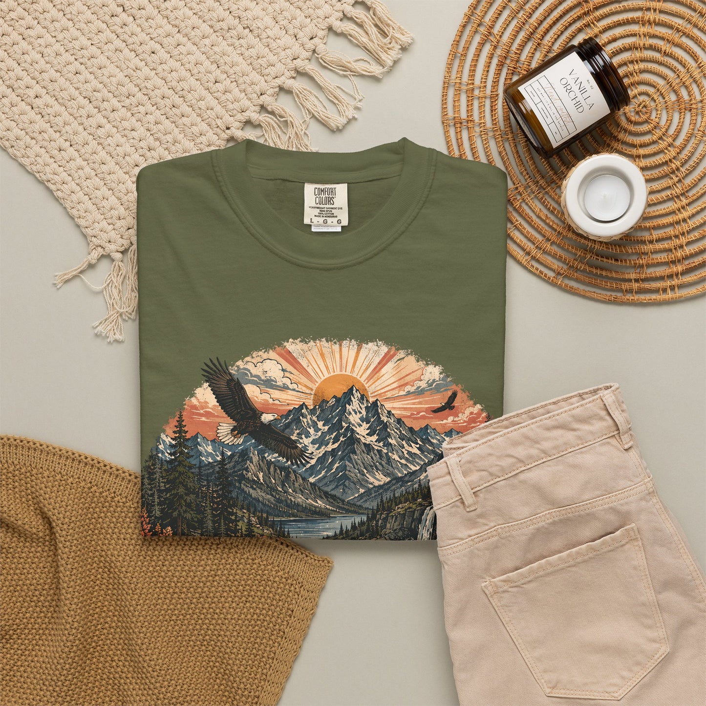 T-Shirt — "Mountain State of Mind" Graphic Tee