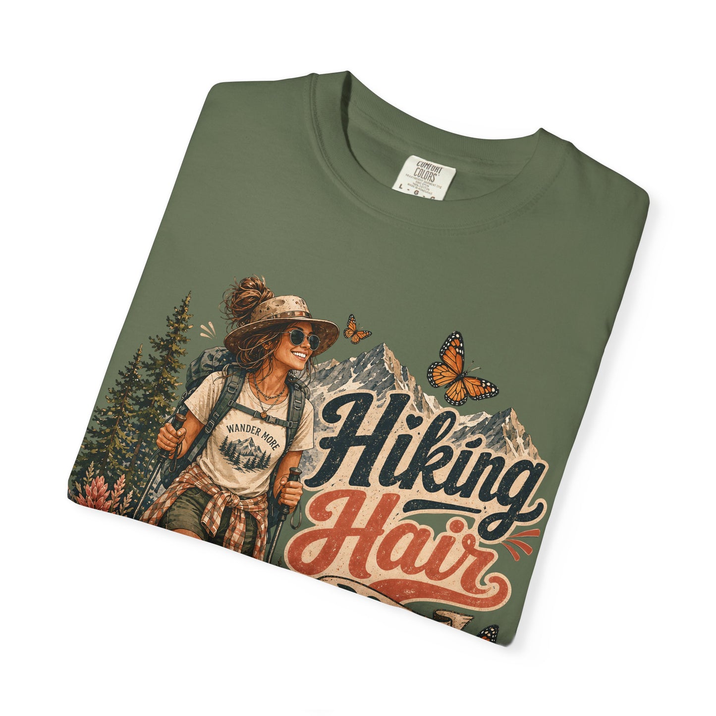 Hiking Hair Don't Care T-Shirt