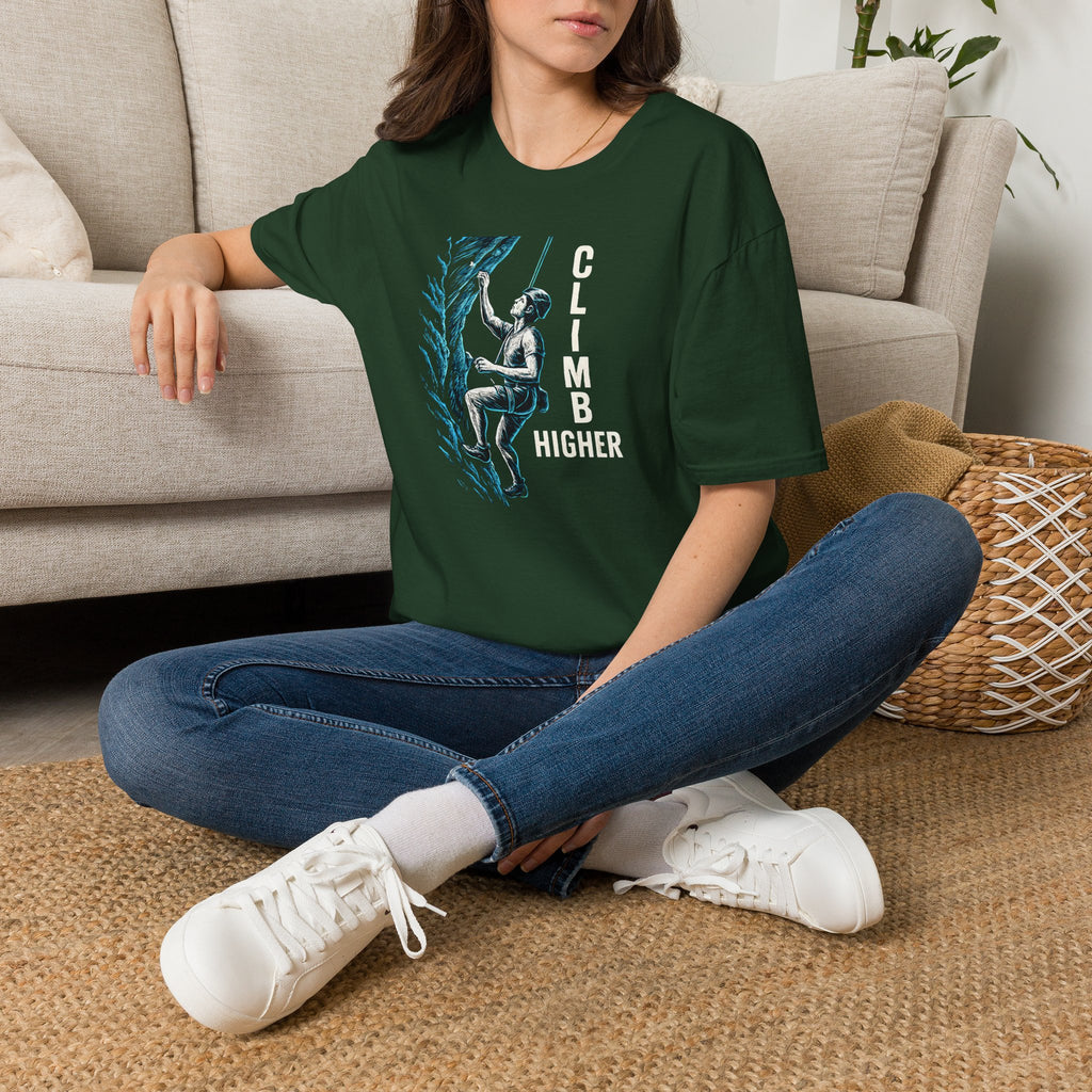 Climber Scaling Cliff T-Shirt