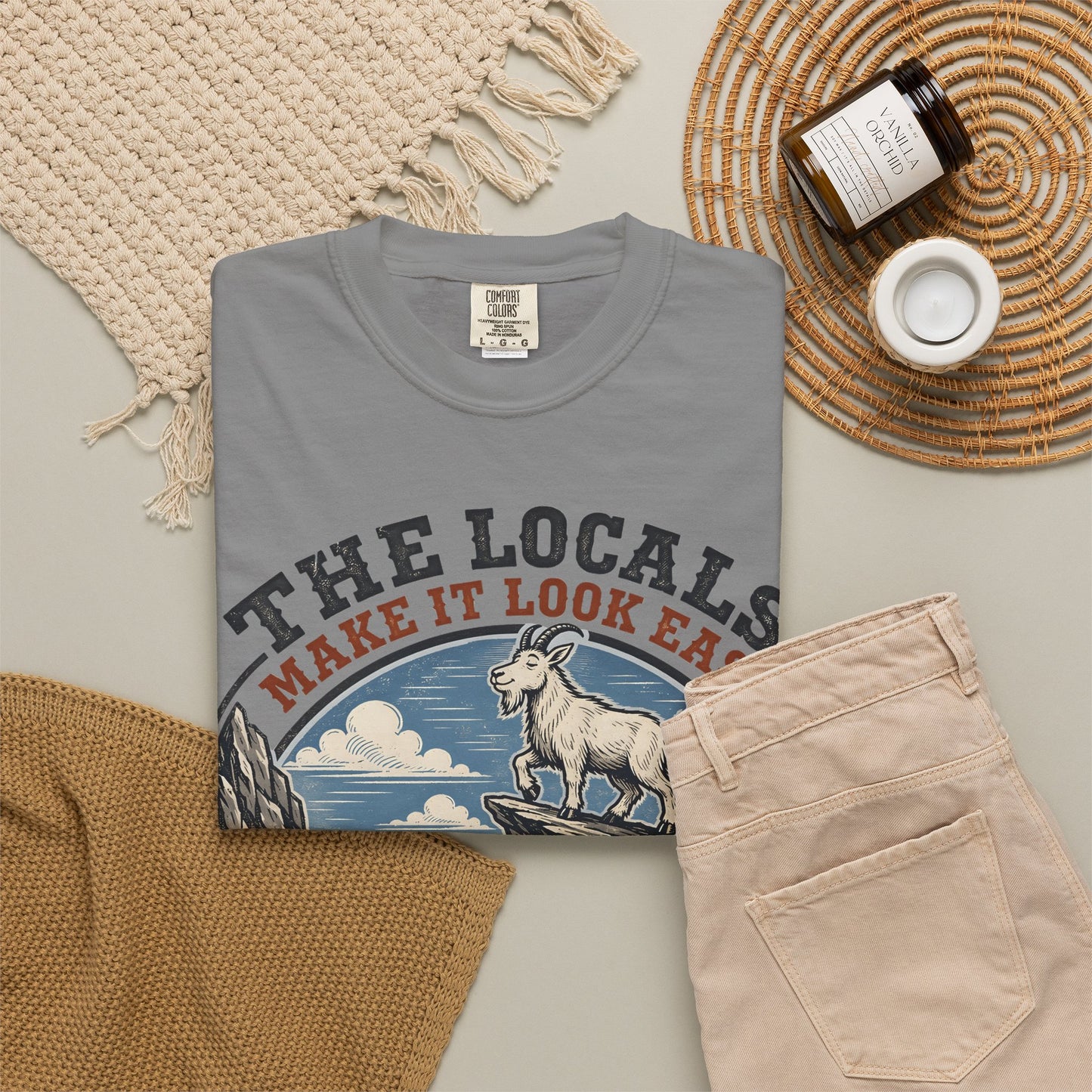 The Locals "Make It Look Easy" Mountain T-Shirt — Alpine Humility Club Vintage Outdoor Tee